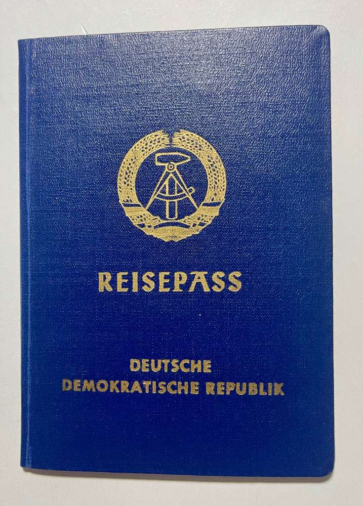 East German DDR  Passport - Large Size - 1958
