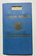 Pre-War Romanian Passport Issued to Jewish Merchant-Restricted to 1 year validity 1938-39-Rare!