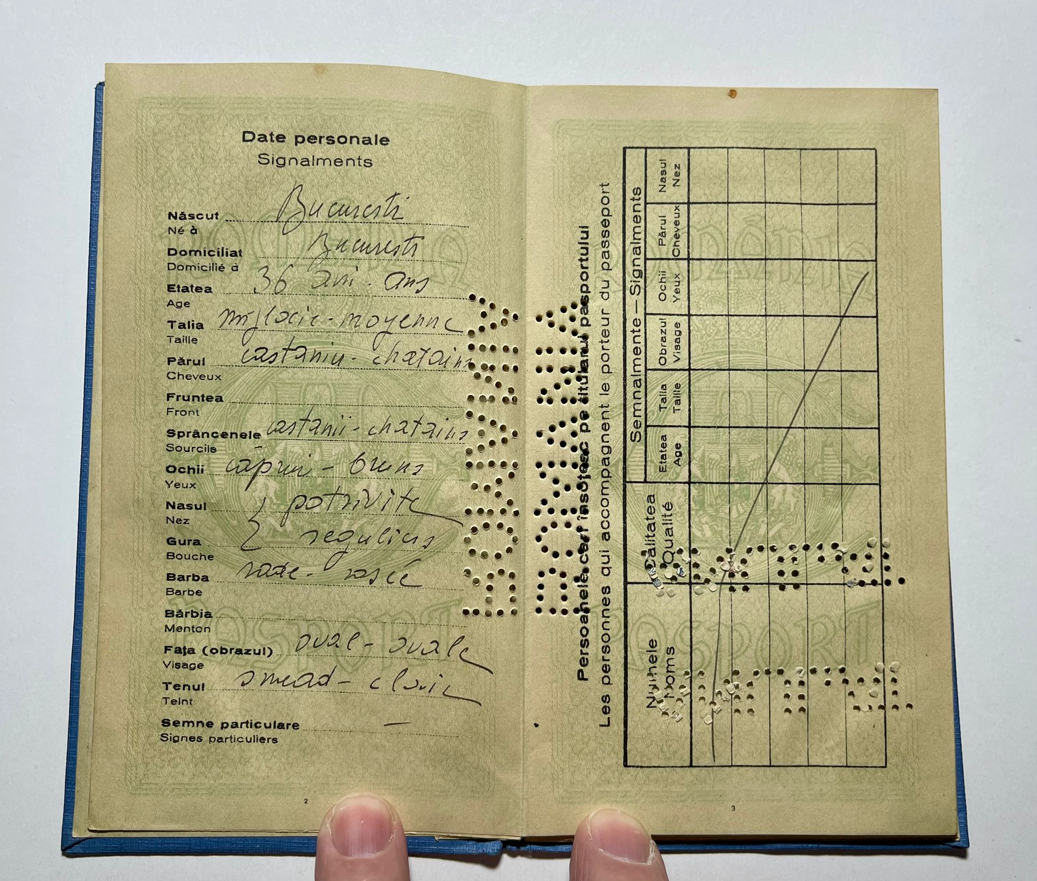 Pre-War Romanian Passport Issued to Jewish Merchant-Restricted to 1 year validity 1938-39-Rare!